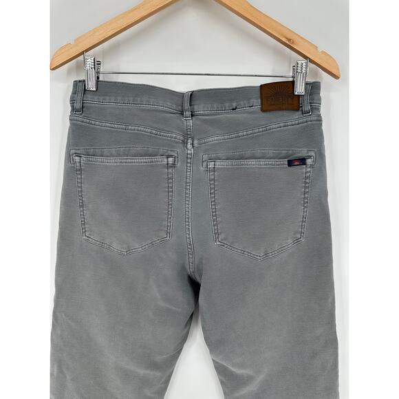 Faherty Men's Stretch Terry 5-Pocket Pants Straight Leg Jeans Slate Gray Size 31 - Picture 9 of 14